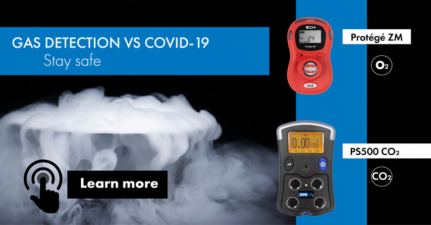 Tragbare Gasdetektoren gewährleisten den Schutz der Mitarbeiter während der CoViD-19-Pandemie